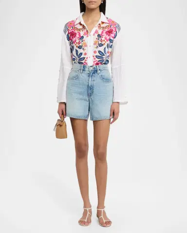 Johnny Was Floral Button-Down Shirt | Thumbnail 2 Johnny Was Floral Button-Down Shirt | Thumbnail 2