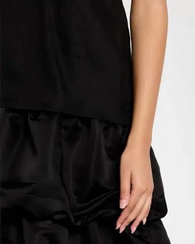 Dorothee Schumacher Casual Sophistication Bubble-Tiered Midi Dress | Thumbnail 5 Dorothee Schumacher Casual Sophistication Bubble-Tiered Midi Dress | Thumbnail 5