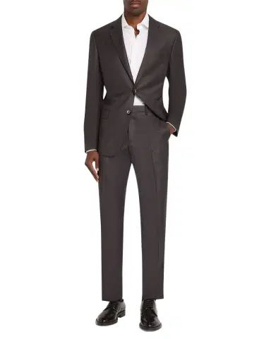 Giorgio Armani Men's Soft Line Micro-Check Two-Piece Suit | Thumbnail 1 Giorgio Armani Men's Soft Line Micro-Check Two-Piece Suit | Thumbnail 1