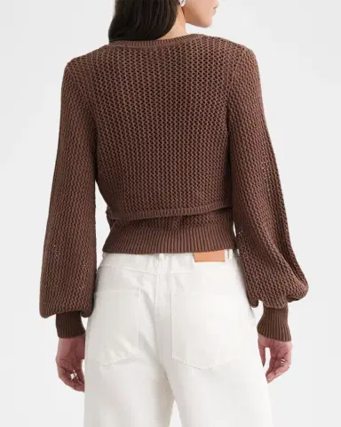 Toccin Tori Blouson-Sleeve Cardigan | Thumbnail 3 Toccin Tori Blouson-Sleeve Cardigan | Thumbnail 3