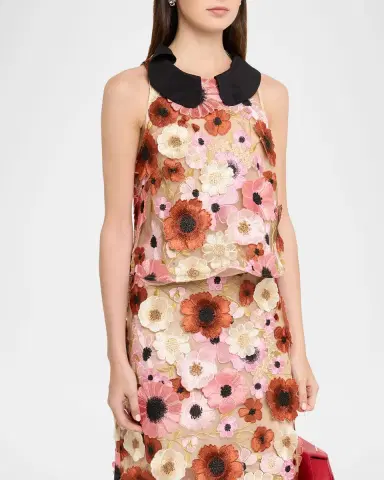 Dorothee Schumacher Blooming Meadow Floral Embroidered Top | Thumbnail 4 Dorothee Schumacher Blooming Meadow Floral Embroidered Top | Thumbnail 4