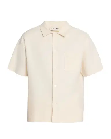 Frame Men's Jacquard Cotton Short-Sleeve Shirt | Thumbnail 1 Frame Men's Jacquard Cotton Short-Sleeve Shirt | Thumbnail 1