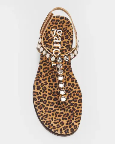 PEDRO GARCIA Judith Leopard-Print Studded Thong Sandals | Thumbnail 5 PEDRO GARCIA Judith Leopard-Print Studded Thong Sandals | Thumbnail 5