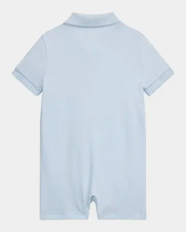 Ralph Lauren Boy's Cotton Polo Shortall, Size 3M-24M | Thumbnail 2 Ralph Lauren Boy's Cotton Polo Shortall, Size 3M-24M | Thumbnail 2