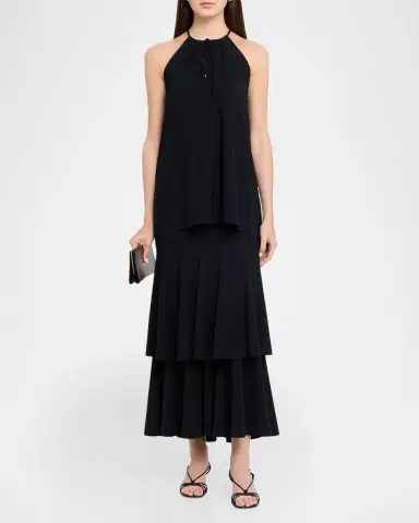 Dorothee Schumacher Modern Flow Tiered Midi Skirt | Thumbnail 2 Dorothee Schumacher Modern Flow Tiered Midi Skirt | Thumbnail 2