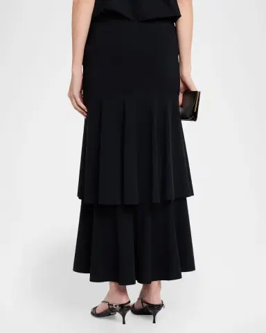 Dorothee Schumacher Modern Flow Tiered Midi Skirt | Thumbnail 3 Dorothee Schumacher Modern Flow Tiered Midi Skirt | Thumbnail 3