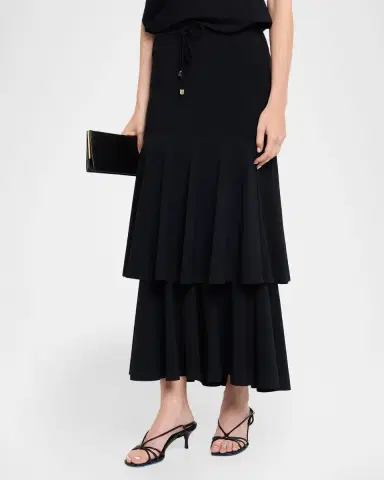 Dorothee Schumacher Modern Flow Tiered Midi Skirt | Thumbnail 4 Dorothee Schumacher Modern Flow Tiered Midi Skirt | Thumbnail 4