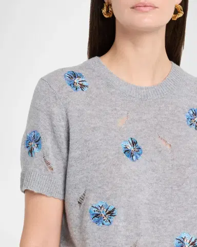 Dorothee Schumacher Blooming Statements Embroidered Pullover | Thumbnail 5 Dorothee Schumacher Blooming Statements Embroidered Pullover | Thumbnail 5