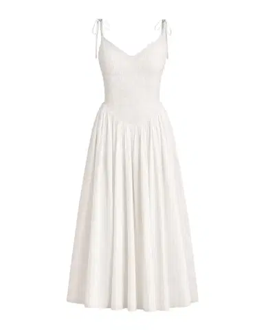 Toccin Amaya Smocked Midi Dress | Thumbnail 1 Toccin Amaya Smocked Midi Dress | Thumbnail 1