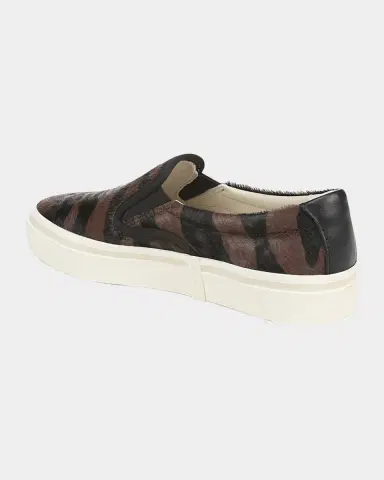 Vince Blair Striped Calf Hair Slip-On Sneakers | Thumbnail 3 Vince Blair Striped Calf Hair Slip-On Sneakers | Thumbnail 3