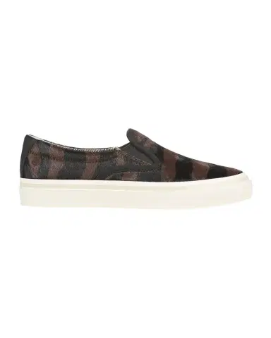 Vince Blair Striped Calf Hair Slip-On Sneakers | Thumbnail 1 Vince Blair Striped Calf Hair Slip-On Sneakers | Thumbnail 1