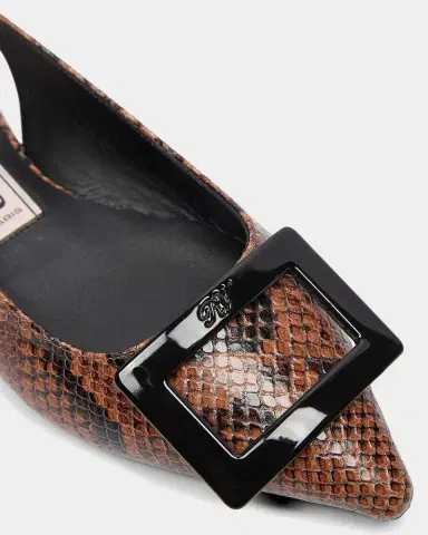 Roger Vivier Gommettine Croc-Embossed Leather Slingback Ballerina Flats | Thumbnail 2 Roger Vivier Gommettine Croc-Embossed Leather Slingback Ballerina Flats | Thumbnail 2
