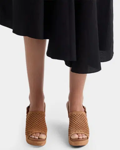 PEDRO GARCIA 75mm Alvara Perforated Suede Wedge Sandals | Thumbnail 3 PEDRO GARCIA 75mm Alvara Perforated Suede Wedge Sandals | Thumbnail 3