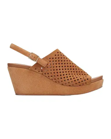 PEDRO GARCIA 75mm Alvara Perforated Suede Wedge Sandals | Thumbnail 1 PEDRO GARCIA 75mm Alvara Perforated Suede Wedge Sandals | Thumbnail 1