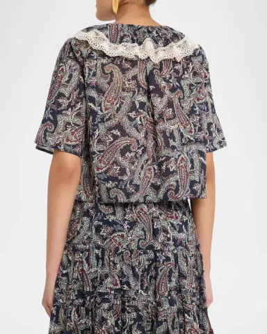 Veronica Beard Pamelis Paisley Top | Thumbnail 3 Veronica Beard Pamelis Paisley Top | Thumbnail 3