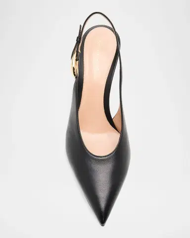 Gianvito Rossi 70mm Nappa Leather Slingback Pumps | Thumbnail 5 Gianvito Rossi 70mm Nappa Leather Slingback Pumps | Thumbnail 5
