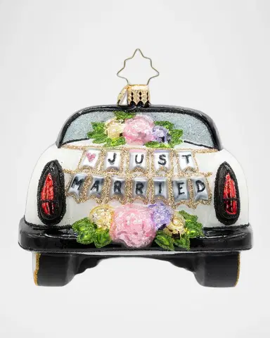 Christopher Radko Sweetheart Getaway Christmas Ornament | Thumbnail 2 Christopher Radko Sweetheart Getaway Christmas Ornament | Thumbnail 2