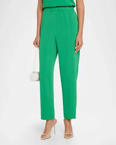Misook Nora Crepe Straight-Leg Pants | Thumbnail 4 Misook Nora Crepe Straight-Leg Pants | Thumbnail 4