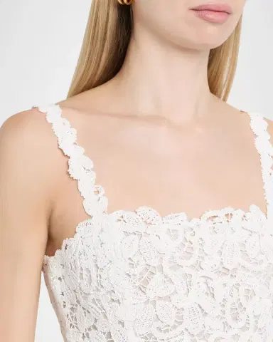 Simkhai Rylin Floral Raffia Lace Mini Dress | Thumbnail 5 Simkhai Rylin Floral Raffia Lace Mini Dress | Thumbnail 5