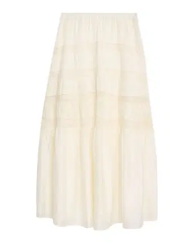 LoveShackFancy Nivine Silk Lace Maxi Skirt | Thumbnail 1 LoveShackFancy Nivine Silk Lace Maxi Skirt | Thumbnail 1