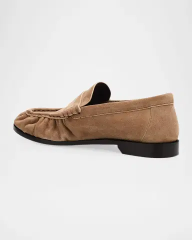 Saint Laurent Le Suede YSL Penny Loafers | Thumbnail 3 Saint Laurent Le Suede YSL Penny Loafers | Thumbnail 3