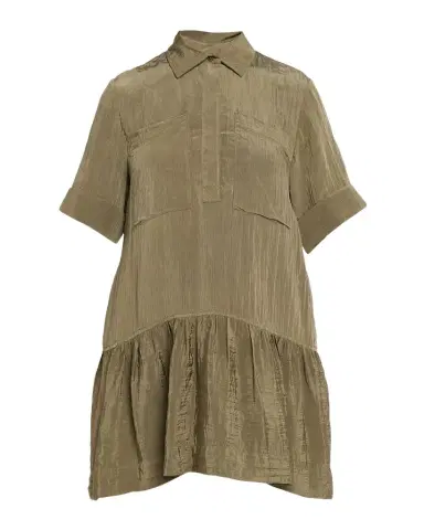 Simkhai Cris Short-Sleeve Shirtdress | Thumbnail 1 Simkhai Cris Short-Sleeve Shirtdress | Thumbnail 1