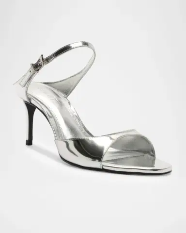 Schutz 75mm Lyra Metallic Leather Sandals | Thumbnail 2 Schutz 75mm Lyra Metallic Leather Sandals | Thumbnail 2