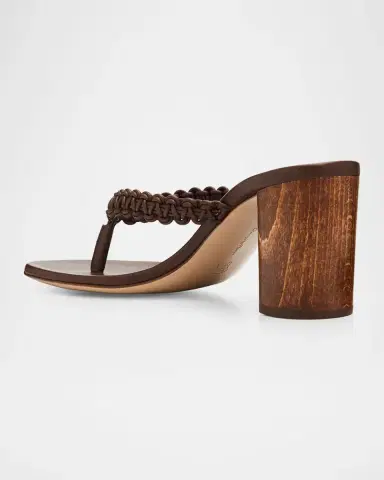 Gianvito Rossi 70mm Braided Leather Thongs Sandals | Thumbnail 3 Gianvito Rossi 70mm Braided Leather Thongs Sandals | Thumbnail 3