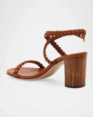Gianvito Rossi 70mm Braided Leather Sandals | Thumbnail 3 Gianvito Rossi 70mm Braided Leather Sandals | Thumbnail 3