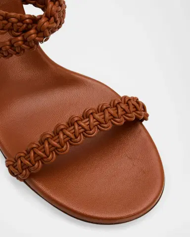 Gianvito Rossi 70mm Braided Leather Sandals | Thumbnail 4 Gianvito Rossi 70mm Braided Leather Sandals | Thumbnail 4