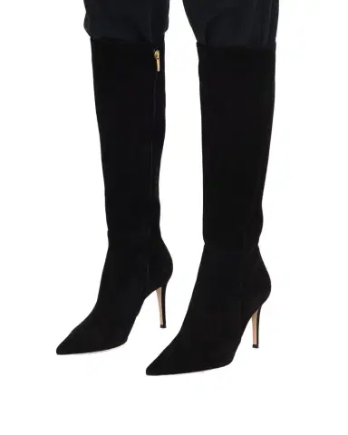 Gianvito Rossi 85mm Suede Knee-High Boots | Thumbnail 1 Gianvito Rossi 85mm Suede Knee-High Boots | Thumbnail 1