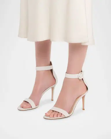 Gianvito Rossi 85mm Portofino Nappa Leather Ankle-Strap Sandals | Thumbnail 2 Gianvito Rossi 85mm Portofino Nappa Leather Ankle-Strap Sandals | Thumbnail 2