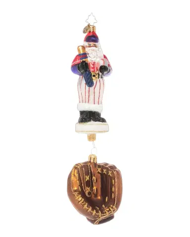 Christopher Radko Slugger Santa Christmas Ornament | Thumbnail 1 Christopher Radko Slugger Santa Christmas Ornament | Thumbnail 1