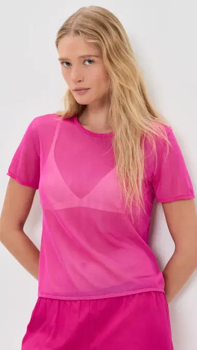 LESET Jack Tee Amaranth L | Thumbnail 2 LESET Jack Tee Amaranth L | Thumbnail 2