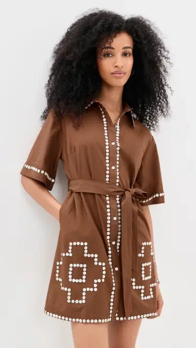 CAROLINA K Amaia Dress Chocolate Brown | Thumbnail 2 CAROLINA K Amaia Dress Chocolate Brown | Thumbnail 2