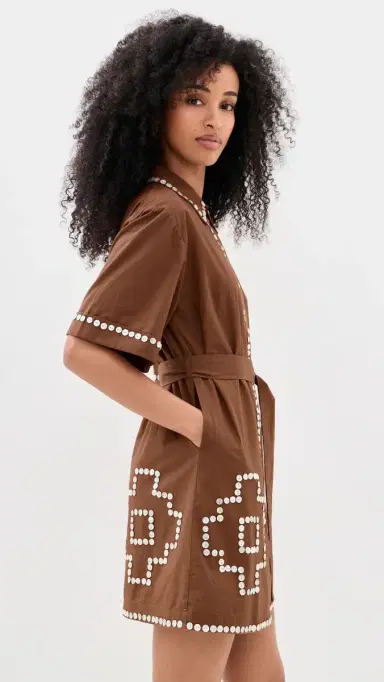 CAROLINA K Amaia Dress Chocolate Brown | Thumbnail 4 CAROLINA K Amaia Dress Chocolate Brown | Thumbnail 4
