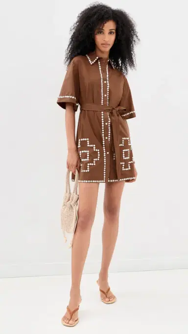 CAROLINA K Amaia Dress Chocolate Brown | Thumbnail 5 CAROLINA K Amaia Dress Chocolate Brown | Thumbnail 5