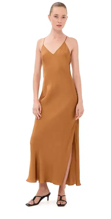Isabel Marant Nevana Dress Caramel | Thumbnail 1 Isabel Marant Nevana Dress Caramel | Thumbnail 1