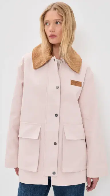 Ganni Heavy Twill Jacket Primrose Pink | Thumbnail 2 Ganni Heavy Twill Jacket Primrose Pink | Thumbnail 2