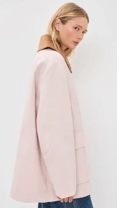 Ganni Heavy Twill Jacket Primrose Pink | Thumbnail 4 Ganni Heavy Twill Jacket Primrose Pink | Thumbnail 4
