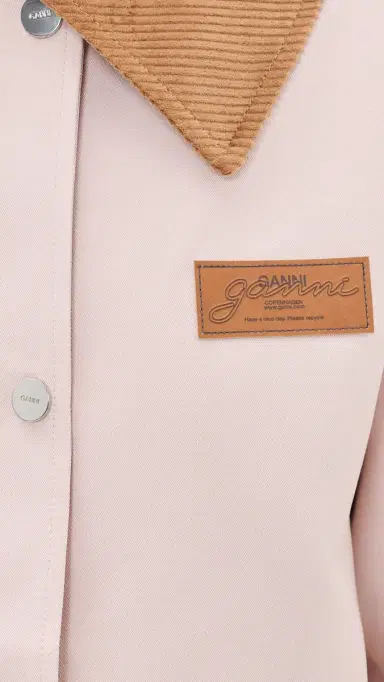 Ganni Heavy Twill Jacket Primrose Pink | Thumbnail 6 Ganni Heavy Twill Jacket Primrose Pink | Thumbnail 6