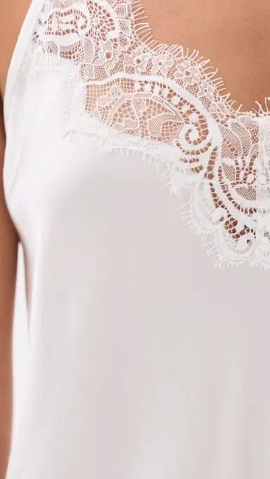 Petite Plume Mulberry ilk White Lace Cami Short et White | Thumbnail 6 Petite Plume Mulberry ilk White Lace Cami Short et White | Thumbnail 6