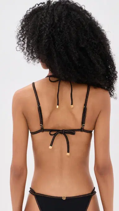 ViX Paula Hermanny Mia Triangle Bikini Top Black L | Thumbnail 3 ViX Paula Hermanny Mia Triangle Bikini Top Black L | Thumbnail 3