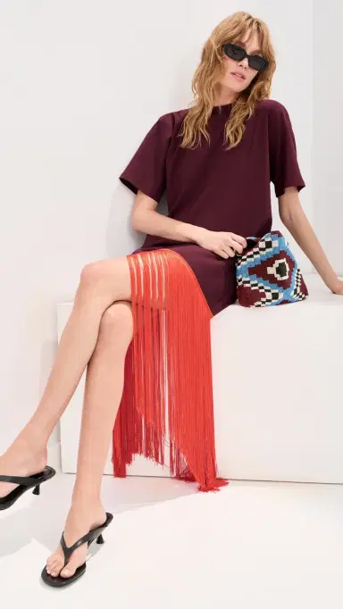 LE BOP Nico Fringe Dress | Thumbnail 2 LE BOP Nico Fringe Dress | Thumbnail 2