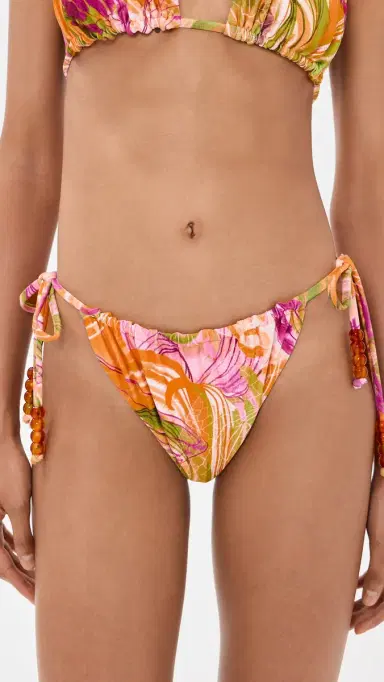 Andrea Iyamah Inti Bikini Bottoms Vibra Print/Gold Bright | Thumbnail 2 Andrea Iyamah Inti Bikini Bottoms Vibra Print/Gold Bright | Thumbnail 2