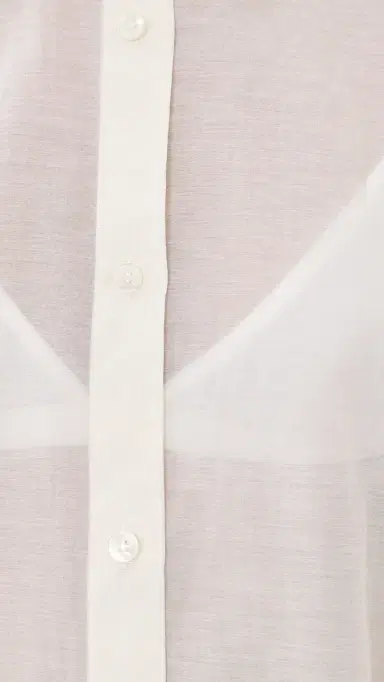 By Malene Birger Derris Soft Organza Blouse Soft White | Thumbnail 6 By Malene Birger Derris Soft Organza Blouse Soft White | Thumbnail 6