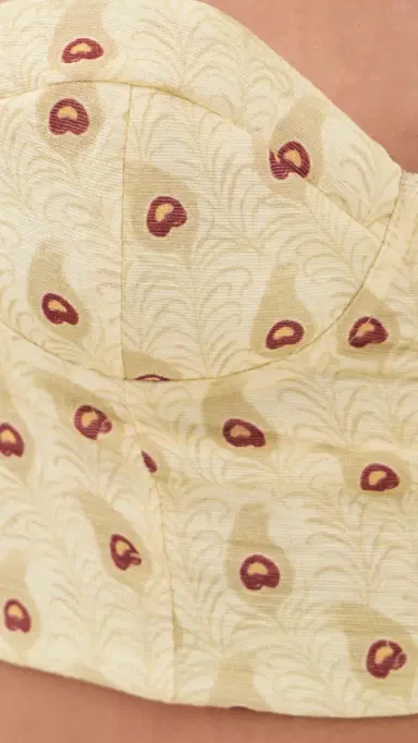 Agua Bendita Nader Lupe Plume Crop Top ulticolor | Thumbnail 6 Agua Bendita Nader Lupe Plume Crop Top ulticolor | Thumbnail 6