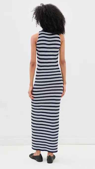Rowing Blazers Halter Polo Maxi Dress Navy | Thumbnail 3 Rowing Blazers Halter Polo Maxi Dress Navy | Thumbnail 3
