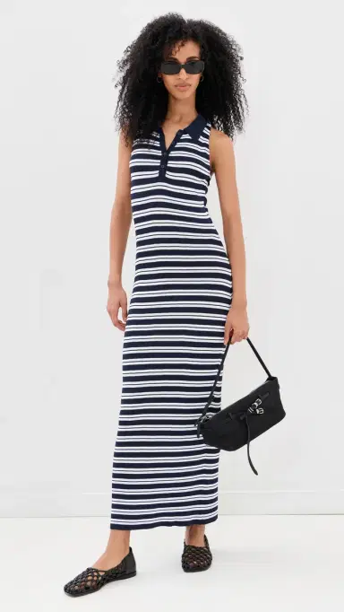 Rowing Blazers Halter Polo Maxi Dress Navy | Thumbnail 5 Rowing Blazers Halter Polo Maxi Dress Navy | Thumbnail 5