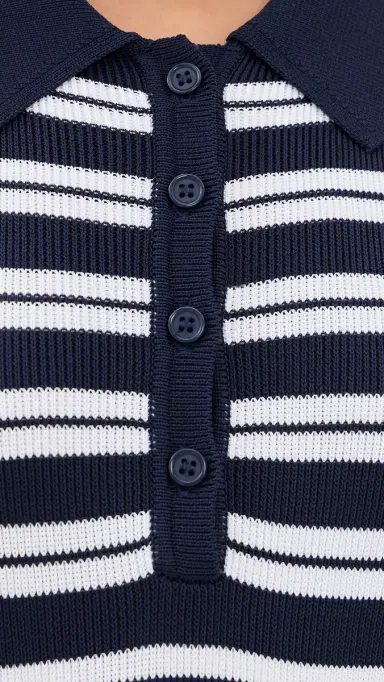 Rowing Blazers Halter Polo Maxi Dress Navy | Thumbnail 6 Rowing Blazers Halter Polo Maxi Dress Navy | Thumbnail 6